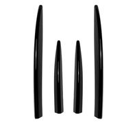 Alerón Frontal para Benz para CLE para Coupe 2024+ C236 CLE260 300 Embellecedor Rejilla Delantera Alerón Pegatina ABS Coche Modificación Exterior Parachoques Delantero Spoiler(Glossy Black)