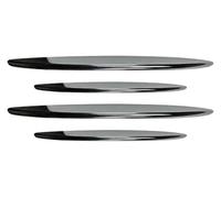 Alerón Frontal para Benz para GLC X254 para GLC260 300 para AMG 2023 Faldones Laterales 4 Uds Alerón para Parachoques Coche Labio Delantero Falda Paso Lateral(Plata)