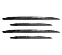 Alerón Frontal para Benz para GLC X254 para GLC260 300 para AMG 2023 Faldones Laterales 4 Uds Alerón para Parachoques Coche Labio Delantero Falda Paso Lateral(Carbon Look)