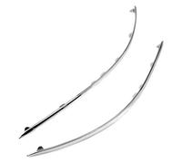 Alerón Frontal para Benz W204 C300 C350 2008 2009 2010 2011 Alerón Parachoques Delantero De Coche Moldura Cromada Parachoques Embellecedor Divisor De Labios(Pair)