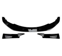 Alerón Frontal para BMW Serie 1 F20 F21 para Sport Style 2012 2013 2014 Alerones Delanteros Coche Cubierta Alerón Embellecedor Divisor Parachoques Borde(Set Gloss Black)