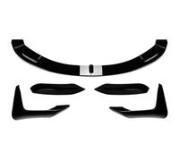 Alerón Frontal para BMW Serie 3 4 para M3 M4 F80 F81 F82 F83 2013-2018 Alerones Delanteros Coche Parachoques Delantero Alerón Borde Divisor Kit Carrocería Canard(Gloss Black Set A)