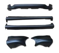 Alerón Frontal para FX35 2009 2010 2011 2012 2013 2014 Alerones Delanteros Parachoques Delantero Labio Divisores Traseros Faldas Laterales PP Negro Primer