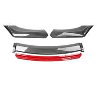 Alerón Frontal para KIA para Sportage 2000-2019 2020 2021 2022 Parachoques Delantero Labio Barbilla Alerón Divisor Difusor Cuerpo Kit Embellecedor Air Dam Canard(Glossy Black and Red)