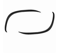 Alerón frontal Para Mercedes Para Benz Clase C W205 2019 + Parachoques Delantero Divisor Ventilación Embellecedor Cubierta Entrada Inferior Alerón Frente Parachoques Delantero Spoiler(Negro brillante)