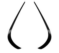 Alerón Frontal para Mercedes para Benz Clase E W212 Facelift para AMG 2013 A 2015 Alerón De Parachoques Delantero Labio Upwind Cover Grille Labio Parachoques Delantero(Aspecto de Carbono)