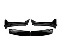 Alerón Frontal para Modelo 3 2017-2023 Alerones Delanteros Kit Carrocería Parachoques Delantero Difusor Inferior Cubierta Embellecedora Protectora(Gloss Black)