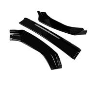 Alerón Frontal para Serie 1 F20 F21 2015-2019 118i 120i M135i M140i Kit Carrocería Y Alerón Difusor Parachoques Delantero Alto Rendimiento Parachoques Delantero Spoiler(Glossy Black)