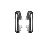 Alerón Frontal para Serie 4 G22 G23 Sport 2020+ Kit Pegatinas Salida Aire Delantera con Cuchilla Viento Lateral Y Modificación Pegatinas Parachoques Delantero Spoiler(Front Carbon Black)