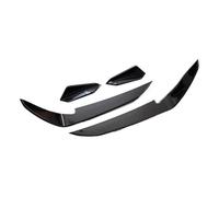 Alerón Frontal para VW para G&olf 7.5 para GTI para GTD R para Line 2017-2020 Alerón Parachoques Delantero Aero Kit Canard Wings Divisor Labios Negro Brillante(B)