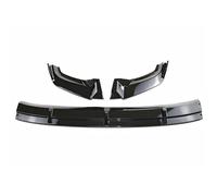 Alerón Frontal para VW para TIGUAN 2017 2018 2019 2020 Parachoques Delantero del Coche Labio Divisor Difusor Cuerpo Kits Alerón Protector Accesorios Coche Alerón Delantero(Negro Brillante)