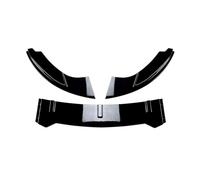 Alerón Frontal Protector Divisor Inferior del Labio del Alerón del Parachoques Delantero para VW para Agen para Golf 5 para GTI Coche Alerón Delantero(Negro Brillante)