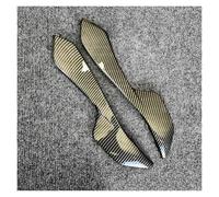 Alerón Kit Carenado con Revestimiento Fibra Carbono para Motocicleta Panel Lateral Izquierdo Y Derecho Tanque para CBR1000RR 2004-2007 Winglet(2)