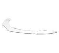 Alerón Labio Delantero para Benz Clase C W205 2014 2015 2016 2017 2018 C300 C400 C63 Alerones Delanteros Coche Tira Moldura Parachoques Cromada Borde(Left Chrome)