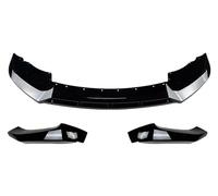 Alerón Labio Delantero para BMW para X3 X4 F25 F26 Sport 2014 2015 2016 2017 2018 Amortiguador Suspensión Neumática Parachoques Delantero Divisor Labios Difusor Mentón(Gloss Black A B)