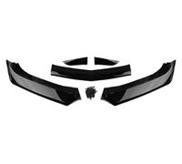 Alerón Labio Delantero para Camaro 2016-2022 Alerones Delanteros Coche Alerón Delantero Labio Inferior Divisor Protector Tira Tablero Cuchilla Parachoques(Glossy Black)