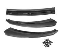 Alerón Labio Delantero para Focus 2012-2018 Alerones Delanteros Coche Alerón Parachoques Delantero Divisor Inferior Lateral Kit Carrocería Deflector Protección(Carbon Fiber Look)