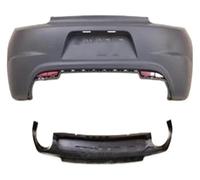 Alerón Labio Delantero para VW para S&CIROCCO Modificado para & para R 2009-2020 Alerones Delanteros Conjunto Parachoques Trasero Falda Lateral Rodeada Parrilla(E)