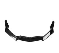 Alerón Labio Delantero Parachoques Delantero Alerón Divisor Negro Brillante Aspecto Carbono para Chevrolet para Corvette C8 2 Puertas Z51 Stingray STG 3 2020-2024(Glossy Black)