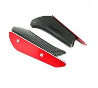 Alerón Lateral De Fibra Carbono Downforce Winglets para para S1000rr 2015 2016 2017 2018 Aileron De Moto(Rojo)