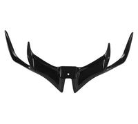 Alerón Lateral De Motocicleta para R15 V3 2017-2020 ABS Motocicleta Carenado Delantero Aleta Aleta Cubierta Moldura Pico Aleta Tiburón Accesorios(Black)