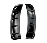 Alerón lateral de parachoques delantero para Clase A W177 A180L A200L 2018-2022 con aspecto de carbono negro brillante Canards Winglets Kit de piezas aerodinámicas (negro brillante)