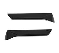 Alerón Lateral de Ventana Trasera, 2 Alerones de Ventana Trasera con Cinta Autoadhesiva, Cubierta de Moldura de ala Lateral, Compatible con Seat Leon 5F FR Mk3 MK3.5 2013-2021(Negro)