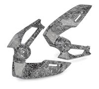 alerón Lateral Motocicleta Ajuste para KAWASAKI Z900 2025-2026 marco izquierdo y derecho cubierta lateral carenado Panel protector alerón cubierta de capó Carenado Lateral Cubierta(B)