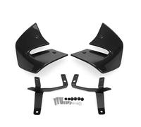 alerón Lateral Motocicleta Ajuste para Kawasaki Z900 Z900SE 2025 2026 marco lateral de motocicleta cubierta protectora alerón lateral hacia abajo Carenado Lateral Cubierta(Glossy black)