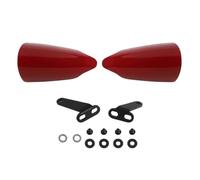 alerón Lateral Motocicleta Apto para Harley Touring Road Glide FLTRX 2024-2026 Road Glide CVO 121 FLTRXSE 2023-2026 protectores de manos para motocicleta Carenado Lateral Motocicleta Protector(Red)