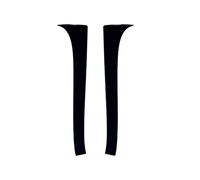 Alerón Lateral para Ventana Trasera De para VW para Golf 5 Standard Color Negro Brillante con Embellecedor De Divisor Trasero