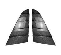 Alerón lateral ventana maletero trasero Para Ford Para Mustang Para MK7 2024 2025 Persianas Traseras Coche Pegatina Embellecedora Rejilla Ventilación Cubierta Obturador(Carbon Fiber Look)