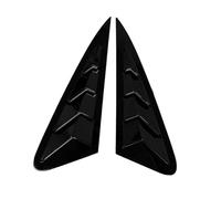 Alerón Lateral Ventana Trasera Para A1 2011 2012 2013 2014-2018 2 Uds Cubierta Rejilla Cuarto Ventana Trasera Coche Embellecedor Persiana Ventilación Lateral Scoop Alerón Ventana Trasera(Gloss Black)