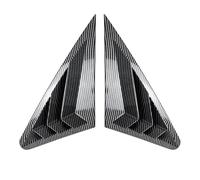 Alerón Lateral Ventana Trasera Para A3 Para S3 Para 8V Sedan Versión 2014-2020 Cubierta Persiana Ventana Trasera Coche Embellecedor Ventilación Lateral Rejilla Ventana(Glossy Black)