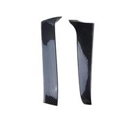 Alerón Lateral Ventana Trasera Para VW Para Golf 7 Para Variant Para Wagen 2014-2017 Alerón Lateral De La Ventana Trasera Del Automóvil Alerones ABS Canards Splitter(Carbon Fiber)