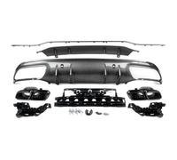 Alerón Maletero para W205 C63 para AMG 2015-2021 Parachoques Trasero Alerón Coche De Maletero Difusor con Terminales Escape