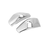 Alerón Moto 2 Cubiertas Laterales de batería plástico ABS Cromado/Negro para VTX1300 VTX 1300 2003-2009 R/Retro S/Spoke C/Custom T/Tourer