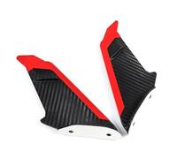 Alerón Moto para GSX-R 600/750/1000/125 para GSX250R para GSXS1000F Carenado Delantero De Motocicleta Alerones Aerodinámicos Alerones Laterales(Red)