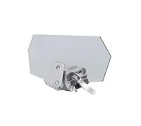 Alerón Moto para Kawasaki Z750 Z800 Z900 Z1000 para Versys 650/1000 Parabrisas Elevado con Clip para Motocicleta, Alerón De Extensión(Grey)
