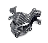 Alerón Moto para Kawasaki Z900 2017 2018 2019 Carenado Frontal Fibra Carbono Motocicleta Cubierta Superior Aerodinámica para Faro Delantero(Carbon Fiber Look)