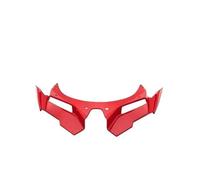 Alerón Moto para Kawasaki ZX4R ZX25R 2021 2022 2023 2024, Aletas De Carenado Delantero De Motocicleta, Cubierta Protectora De ala Aerodinámica(Red)
