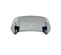 Alerón Moto para para Ninja 400 para Z650 para Z750 para Z800 para Z900 para Z1000 para KLR-650 Extensión Parabrisas Motocicleta Deflector Alerón Ajustable Alerones Moto(Style B-Smoke)