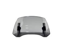 Alerón Moto para para Ninja 400 para Z900 para Z1000 para Er6f Extensión Parabrisas Motocicleta Deflector Alerón Ajustable Alerones Moto(Style A-Smoke)
