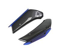 Alerón Moto para Suzuki para GSX-R1000 para GSXR1000 L7 2017 2018 2019 2020 2021 2022 Piezas Carenado Motocicleta Kit ala Aerodinámica Carenado Aleta Fija Alerones Moto(Carbon Pattern Blue)