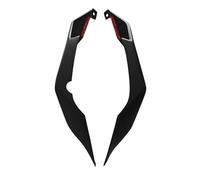 Alerón Motocicleta ala Viento Fija Capó Trasero Motocicleta para Kawasaki ZX-10R ZX10R ZX-10RR 2016-2020 Alerón Lateral Aerodinámico Winglets(Matte Black)