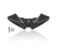 Alerón Motocicleta Deflector Alerón Delantero Desnudo Carga Aerodinámica para Motocicleta Deportiva Winglets para MT-07 MT07 MT 07 2025(Carbón)