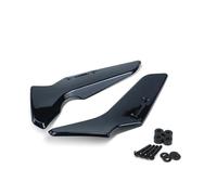 Alerón Motocicleta Deflector De Viento Lateral del Parabrisas La Motocicleta Spoiler para MT-125 MT-15 MT 125 15 MT125 MT15 2020(Negro)