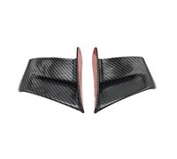Alerón Motocicleta para Ducati para Panigale V2 V2S 2020 2021 2022 2023 ABS Spoiler De Viento Motocicleta(Pintura de carbón Brillante)