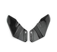 Alerón Motocicleta para Ninja Z800 ZX10R ZX6R 400 300 Z1000SX para Ninja650R 250R 500R ZX14R Motocicleta Winglet Wing Fairing Spoiler(Fibra de Carbon)
