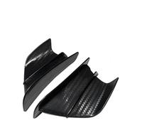 Alerón Motocicleta para para R1250GS para R1200GS LC S1000R Motocicleta Universal Winglet Carenado Racing Wing Kit Spoiler(Matte Carbon Look)